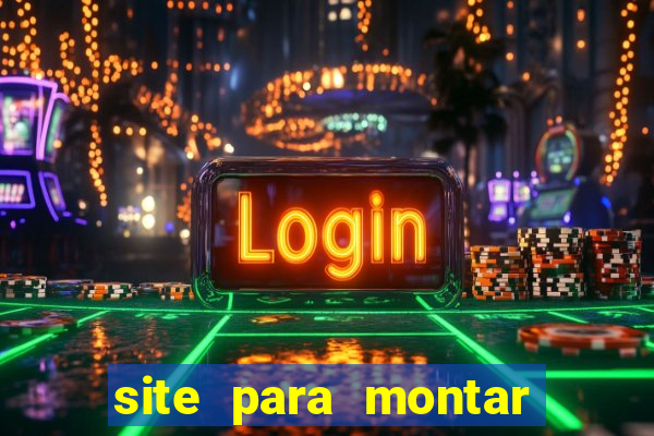 site para montar time de futebol